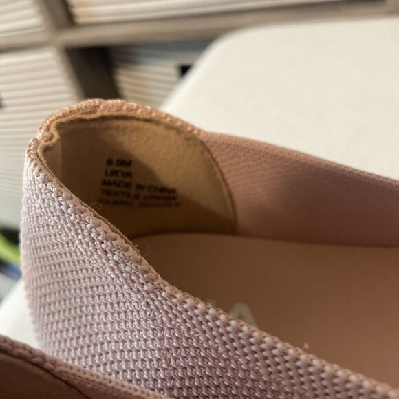 MIA Lixya Ballet Flats Women 9.5 Blush Knit Fabric Stretch Pointed Toe Slip on - Picture 13 of 13